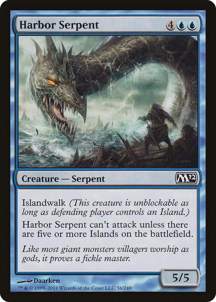 Image of Harbor Serpent (M12-056) - Magic 2012