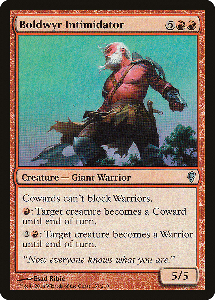 Image of Boldwyr Intimidator (CNS-137) - Conspiracy