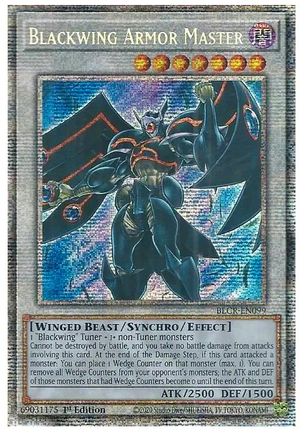 Image of Blackwing Armor Master (Starlight Rare) (BLCR-EN099) - Battles of Legend: Crystal Revenge 1st Edition