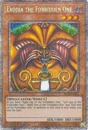 Image of Exodia the Forbidden One (Starlight Rare) (BLCR-EN101) - Battles of Legend: Crystal Revenge 1st Edition