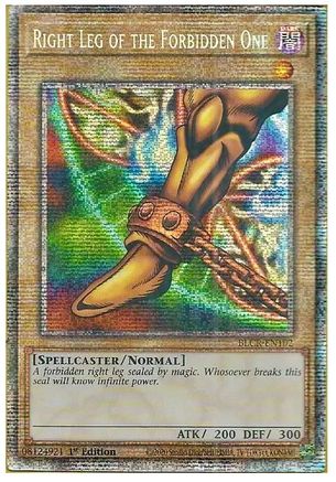 Image of Right Leg of the Forbidden One (Starlight Rare) (BLCR-EN102) - Battles of Legend: Crystal Revenge 1st Edition