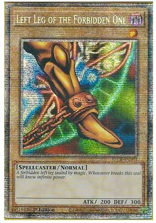 Image of Left Leg of the Forbidden One (Starlight Rare) (BLCR-EN103) - Battles of Legend: Crystal Revenge 1st Edition