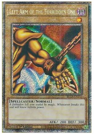 Image of Left Arm of the Forbidden One (Starlight Rare) (BLCR-EN105) - Battles of Legend: Crystal Revenge 1st Edition