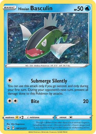 Image of Hisuian Basculin SWSH273  - Holofoil SWSH Sword & Shield Promo Cards - Promo