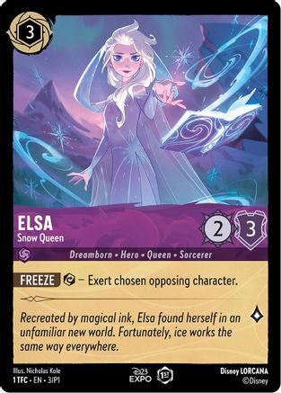 Image of Elsa - Snow Queen (3) - D23 Promos Holofoil