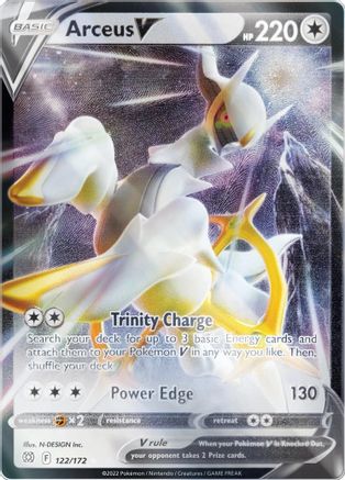 Image of Arceus V 122/172  - Holofoil Miscellaneous Cards & Products - Promo