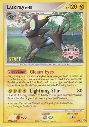Image of Luxray 007/130  League & Championship Cards - Promo