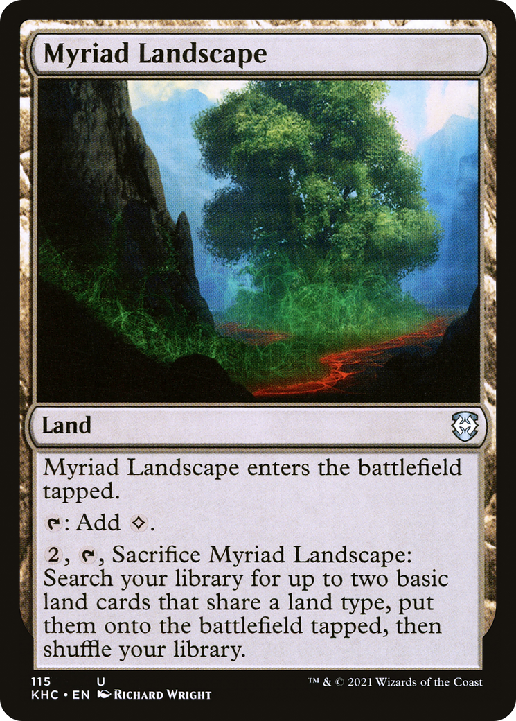 Image of Myriad Landscape (KHC-115) - Kaldheim Commander