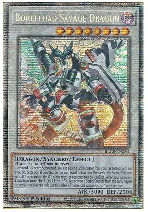 Image of Borreload Savage Dragon (Starlight Rare) (BLCR-EN083) - Battles of Legend: Crystal Revenge 1st Edition