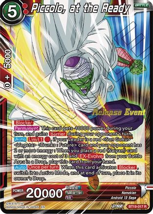 Image of Piccolo, at the Ready (Fighter's Ambition Holiday Pack) (BT19-017) - Tournament Promotion Cards