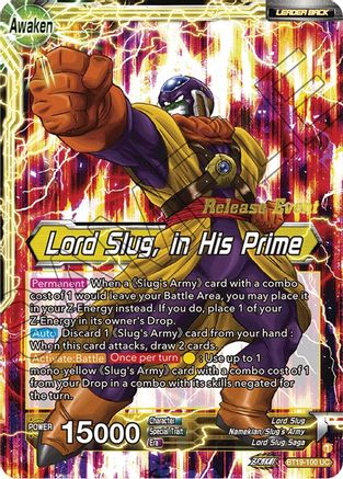 Image of Lord Slug // Lord Slug, in His Prime (Fighter's Ambition Holiday Pack) (BT19-100) - Tournament Promotion Cards