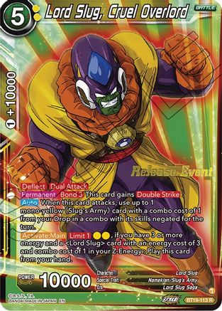 Image of Lord Slug, Cruel Overlord (Fighter's Ambition Holiday Pack) (BT19-113) - Tournament Promotion Cards