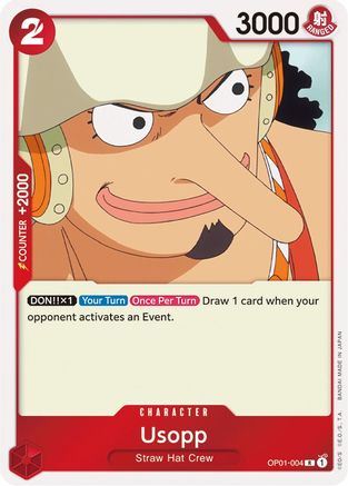 Image of Usopp (OP01-004) - Romance Dawn Foil