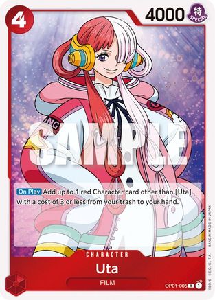 Image of Uta (OP01-005) - Romance Dawn Foil