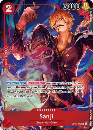 Image of Sanji (Parallel) (OP01-013) - Romance Dawn Foil