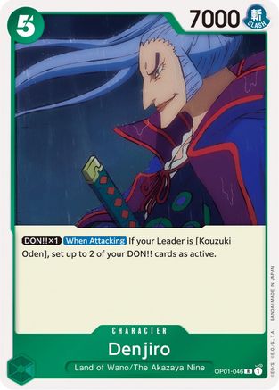 Image of Denjiro (OP01-046) - Romance Dawn Foil