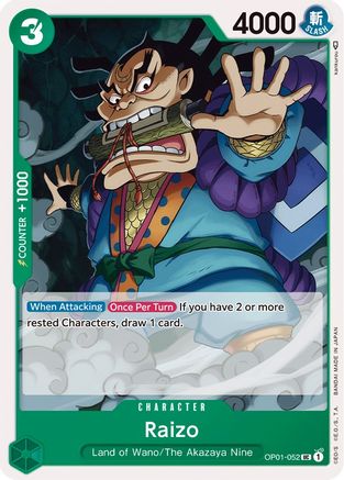 Image of Raizo (OP01-052) - Romance Dawn
