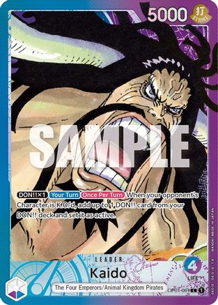 Image of Kaido (061) (Parallel) (OP01-061) - Romance Dawn Foil