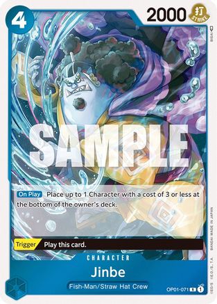 Image of Jinbe (071) (OP01-071) - Romance Dawn Foil