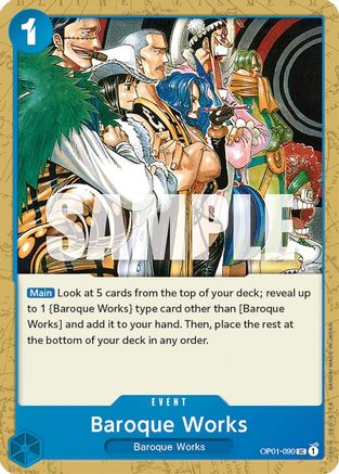 Image of Baroque Works (OP01-090) - Romance Dawn