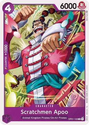 Image of Scratchmen Apoo (OP01-103) - Romance Dawn