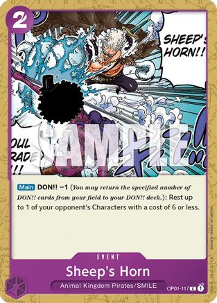 Image of Sheep's Horn (OP01-117) - Romance Dawn