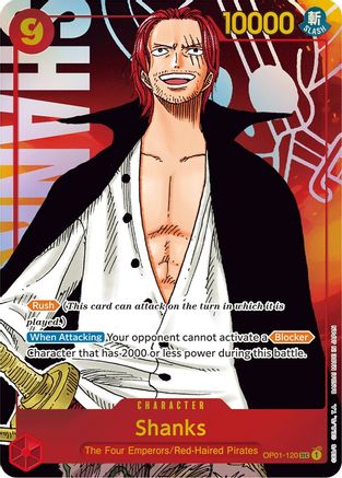 Image of Shanks (Parallel) (OP01-120) - Romance Dawn Foil