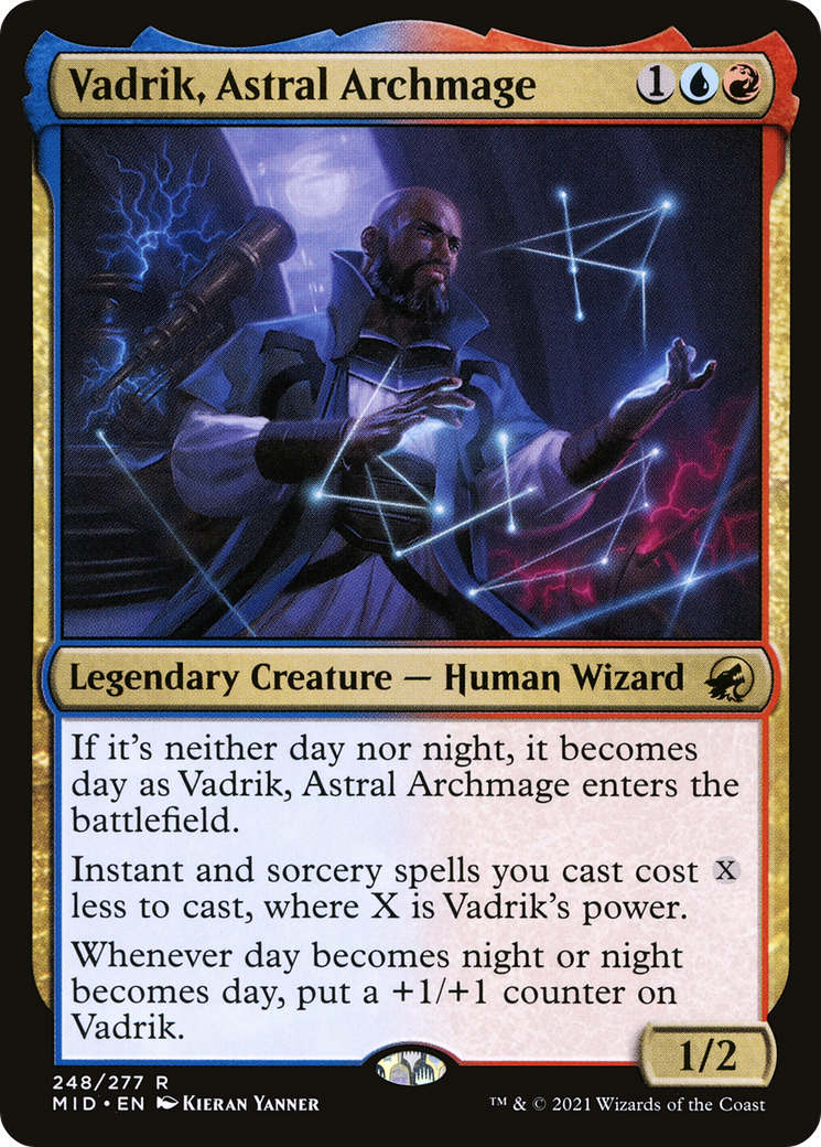 Image of Vadrik, Astral Archmage (MID-248) - Innistrad: Midnight Hunt