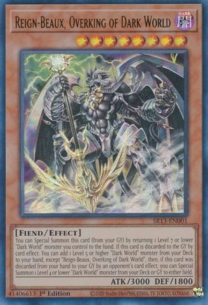 Image of Reign-Beaux, Overking of Dark World (SR13-EN001) - Structure Deck: Dark World 1st Edition