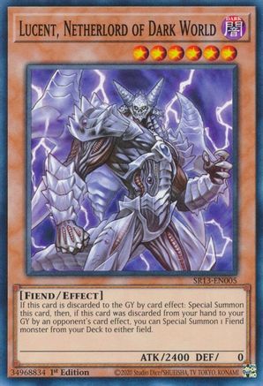 Image of Lucent, Netherlord of Dark World (SR13-EN005) - Structure Deck: Dark World 1st Edition