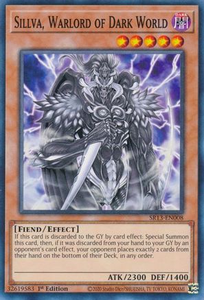 Image of Sillva, Warlord of Dark World (SR13-EN008) - Structure Deck: Dark World 1st Edition