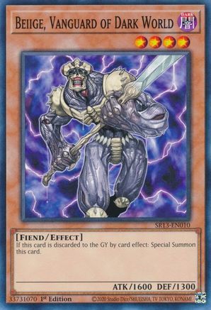 Image of Beiige, Vanguard of Dark World (SR13-EN010) - Structure Deck: Dark World 1st Edition