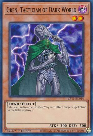 Image of Gren, Tactician of Dark World (SR13-EN014) - Structure Deck: Dark World 1st Edition