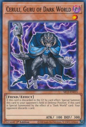 Image of Ceruli, Guru of Dark World (SR13-EN015) - Structure Deck: Dark World 1st Edition