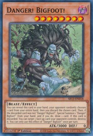 Image of Danger! Bigfoot! (SR13-EN018) - Structure Deck: Dark World 1st Edition