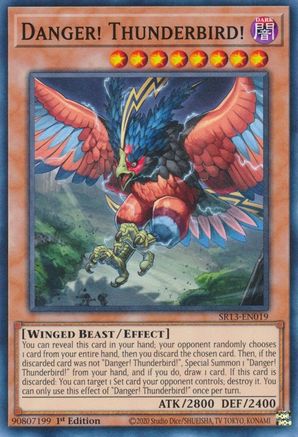 Image of Danger! Thunderbird! (SR13-EN019) - Structure Deck: Dark World 1st Edition