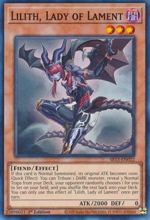 Image of Lilith, Lady of Lament (SR13-EN022) - Structure Deck: Dark World 1st Edition