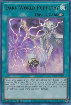 Image of Dark World Puppetry (SR13-EN025) - Structure Deck: Dark World 1st Edition