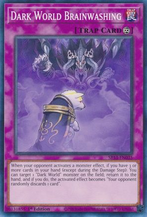 Image of Dark World Brainwashing (SR13-EN035) - Structure Deck: Dark World 1st Edition
