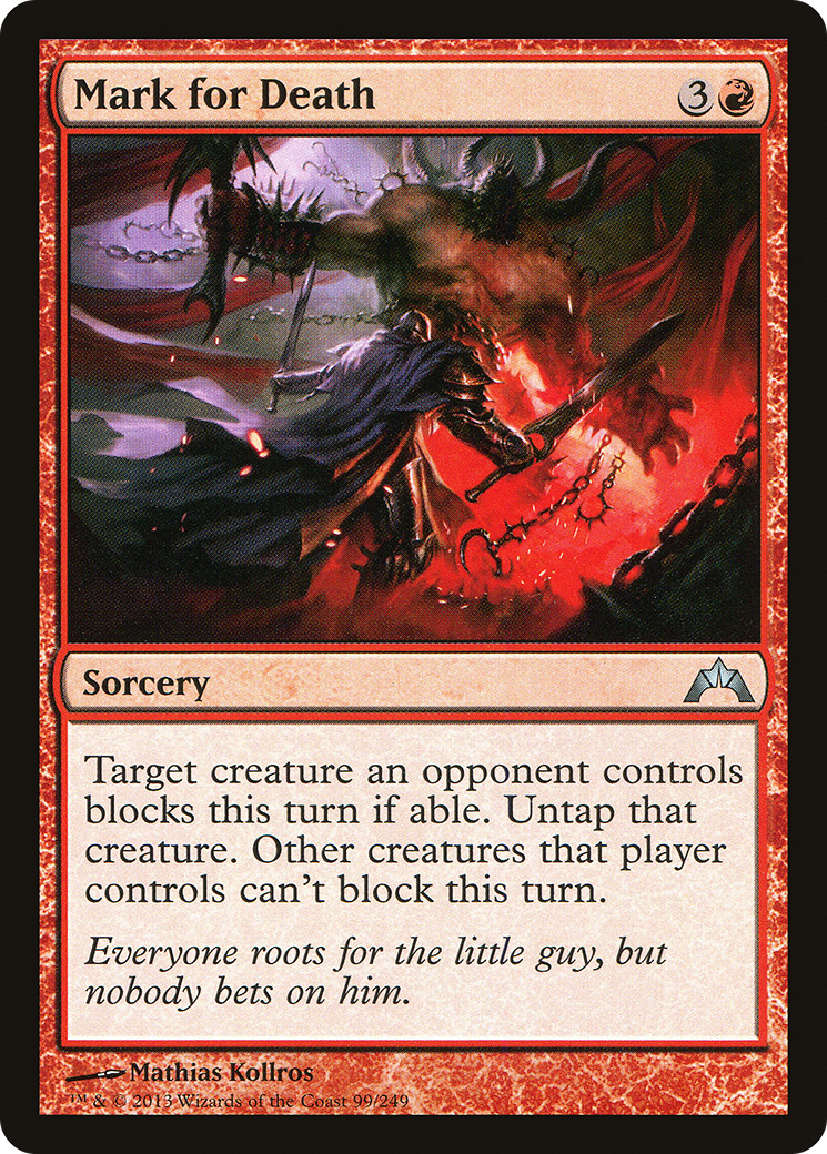 Image of Mark for Death (GTC-099) - Gatecrash Foil
