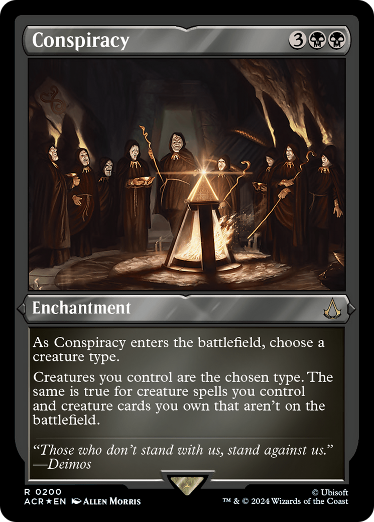 Image of Conspiracy (ACR-200) - Assassin's Creed Etched Foil