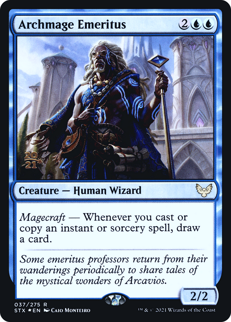 Image of Archmage Emeritus (PRE-037) - Strixhaven: School of Mages Promos Foil