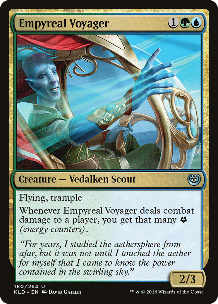 Image of Empyreal Voyager (KLD-180) - Kaladesh Foil