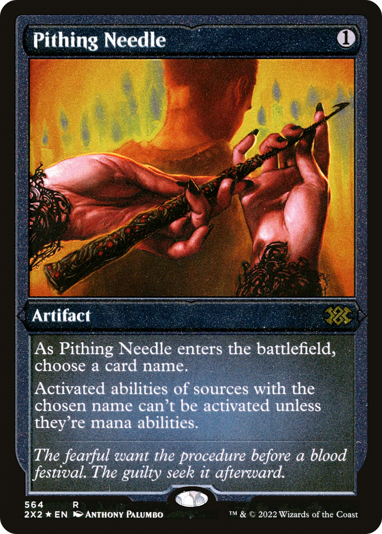 Image of Pithing Needle (2X2-564) - Double Masters 2022 Foil