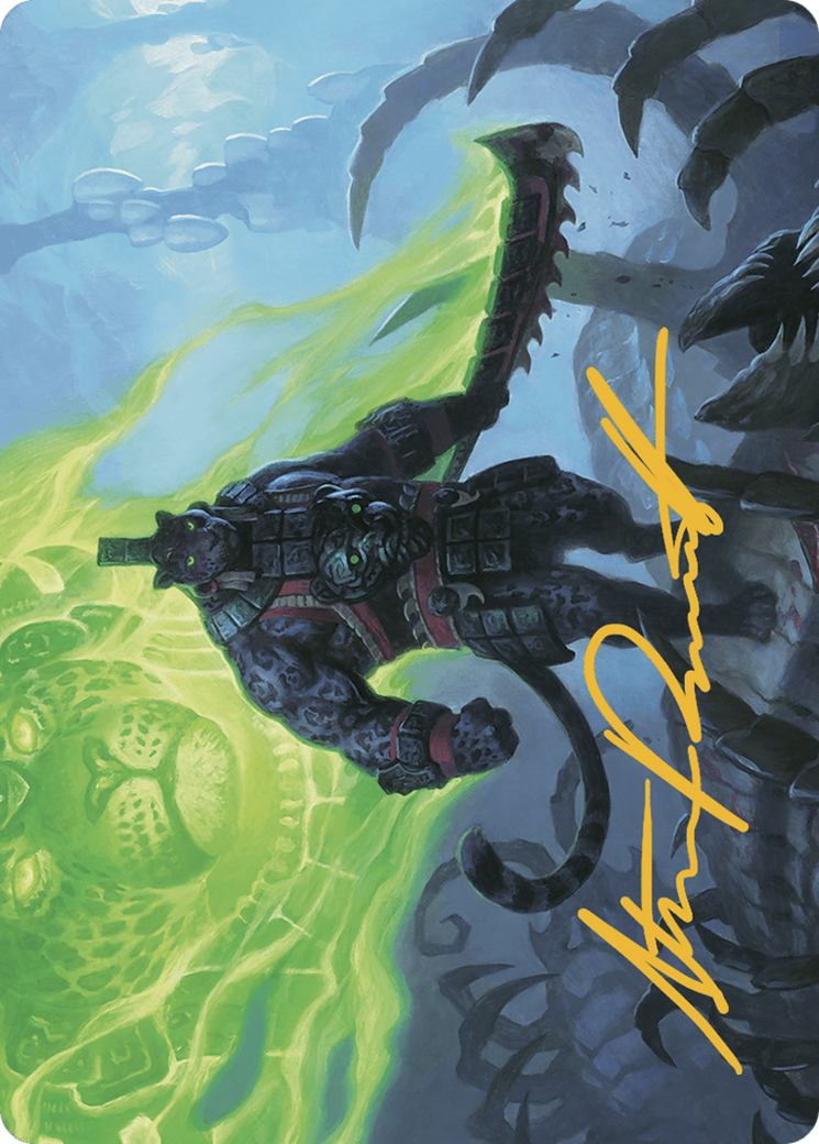 Image of Malamet Veteran // Malamet Veteran (ALCI-029) - The Lost Caverns of Ixalan Art Series (Borderless) Foil