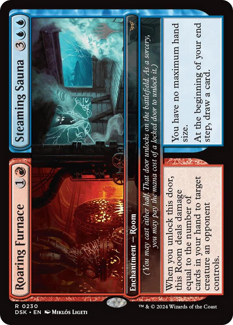 Image of Roaring Furnace // Steaming Sauna (PPDSK-230) - Duskmourn: House of Horror Promos Foil