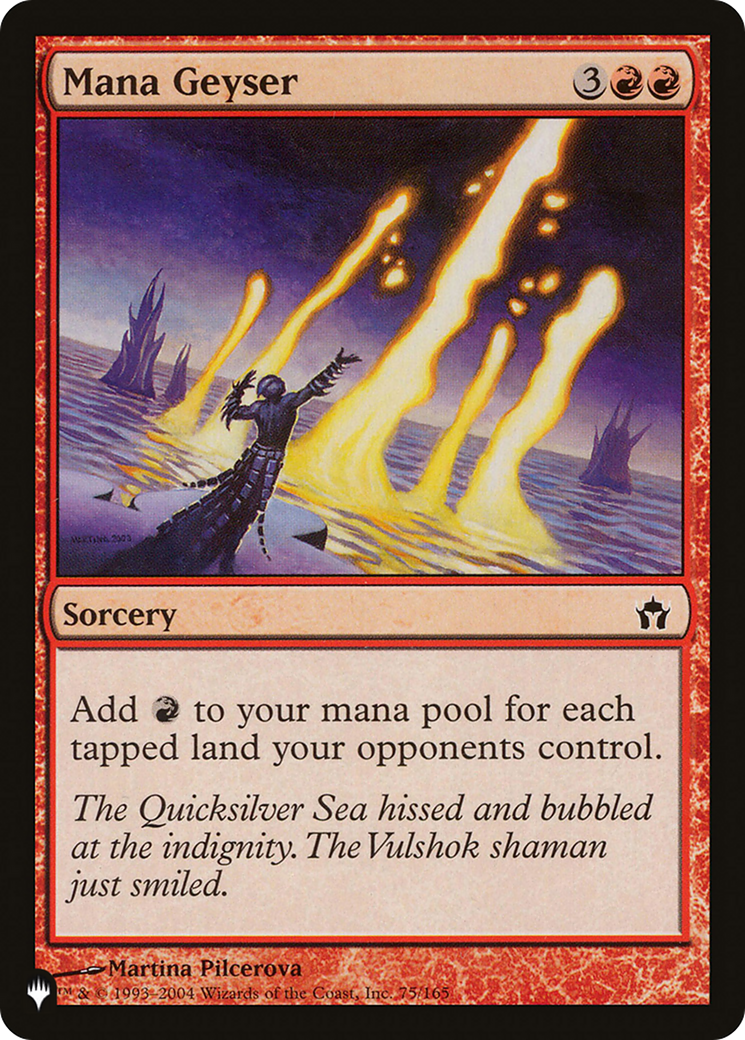 Image of Mana Geyser (LIST-5DN-75) - The List