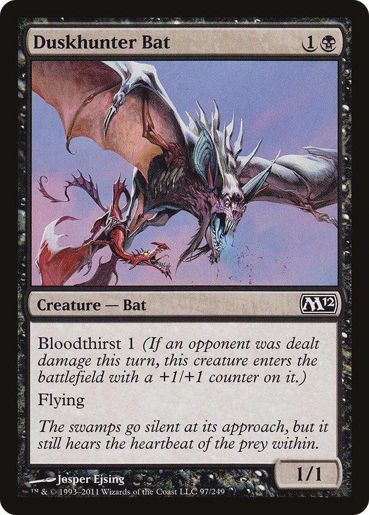 Image of Duskhunter Bat (M12-097) - Magic 2012 Foil