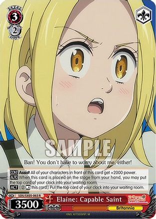 Image of Elaine: Capable Saint (SDS/SX05-063 R) - The Seven Deadly Sins: Revival of The Commandments
