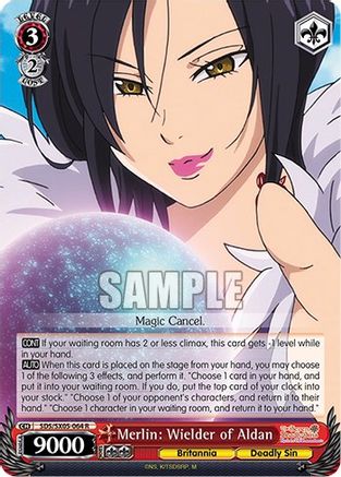Image of Merlin: Wielder of Aldan (SDS/SX05-064 R) - The Seven Deadly Sins: Revival of The Commandments